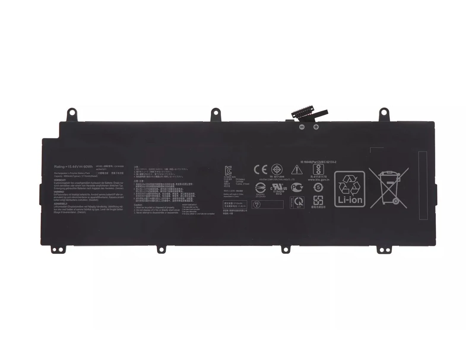 RETRO Asus C41N1828 Notebook Bataryası - 60Wh