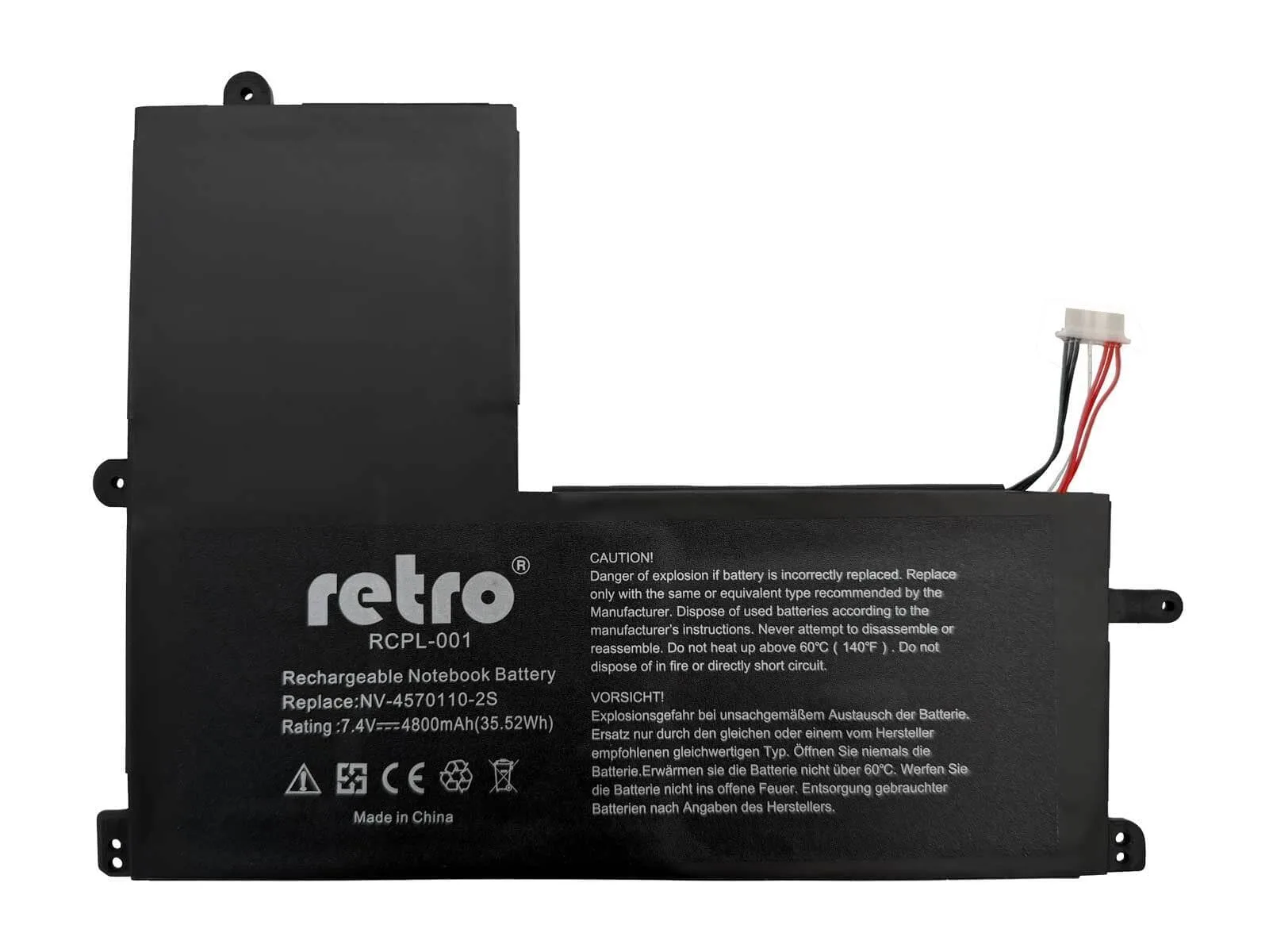 RETRO NV-4570110-2S Notebook Bataryası
