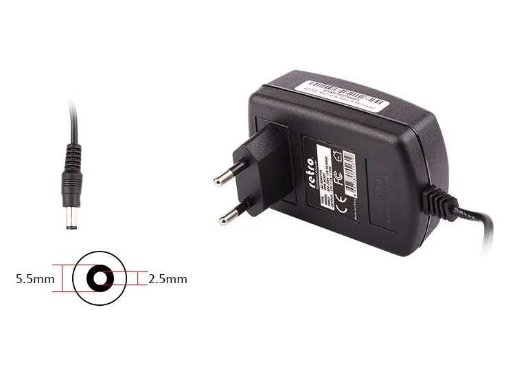 RETRO 12V 2A 24W External Hdd, Uydu Alıcı, Şerit Led Adaptörü